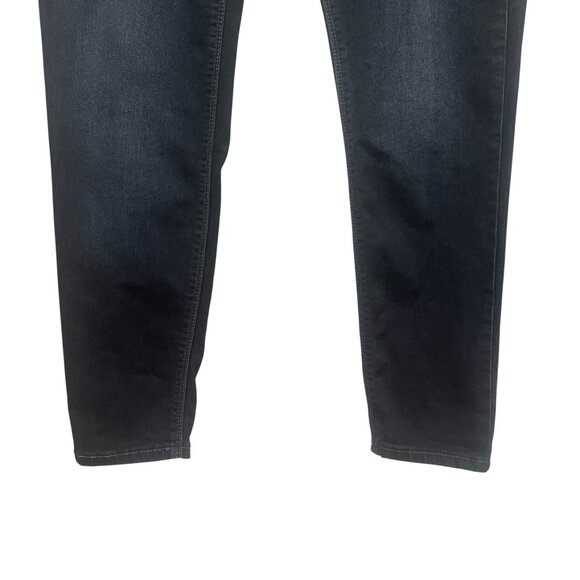 Laurie Felt Silky Ankle Skinny Jeans Dark Wash Stretch Soft Basic Size L - Picture 7 of 12